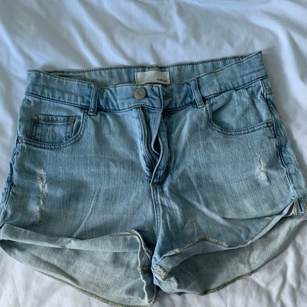 Denim shorts
